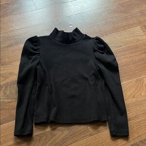 GAP baby Black High Neck Blouse